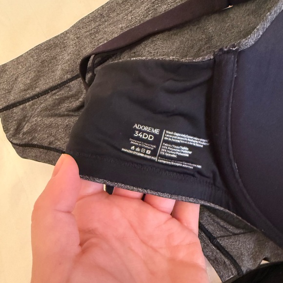 Adore Me Charcoal Bra & Panty Set - NWT! - Picture 3 of 3